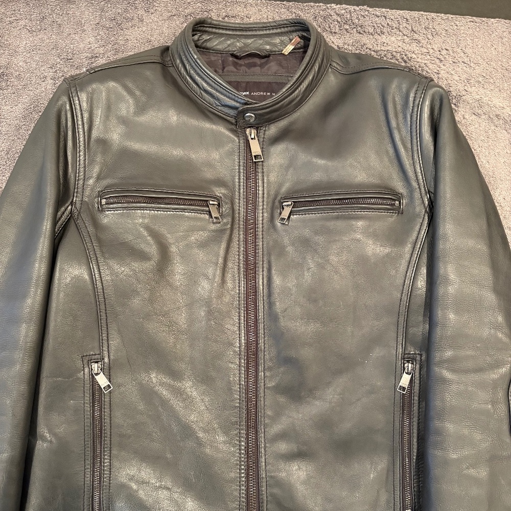Andrew Marc Leather Moto Jacket